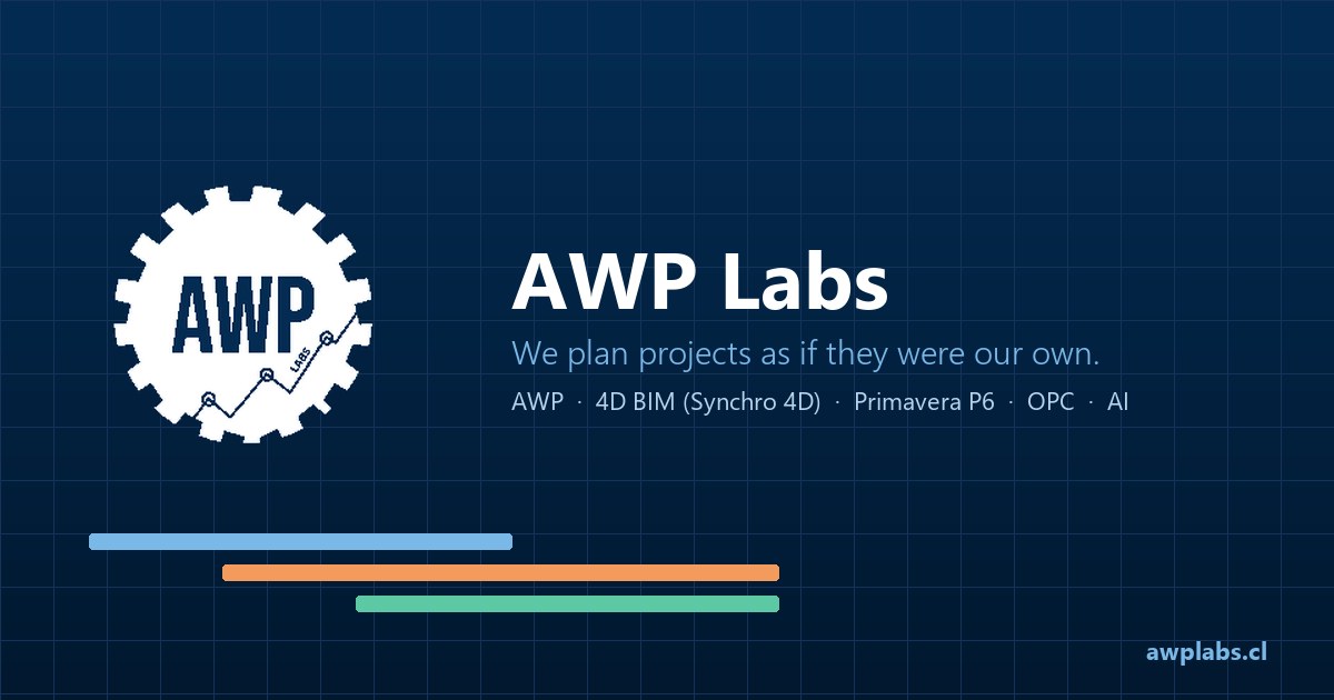AWP Labs - P6 schedule analytics, the .db and .xer routes